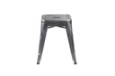 Sgabello ferro bristol galvanizzato cm 39x39h45