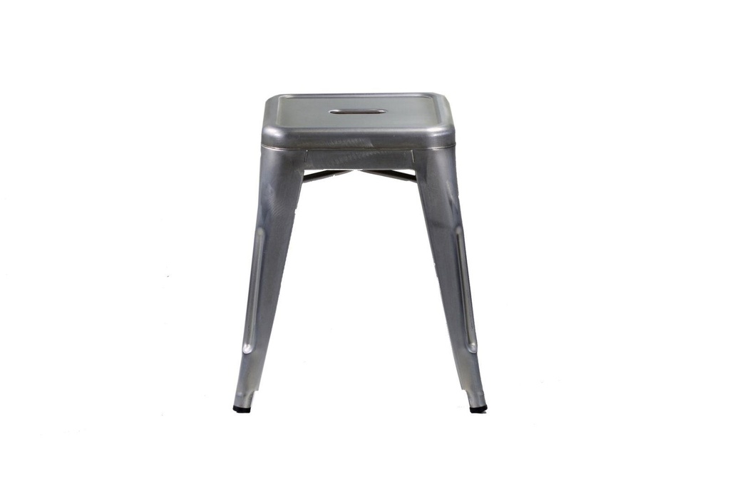 Sgabello ferro bristol galvanizzato cm 39x39h45