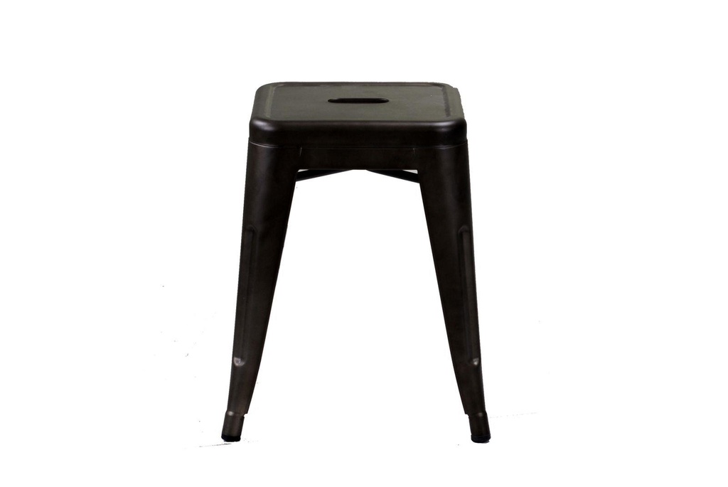 Sgabello ferro bristol marrone cm 39x39h45