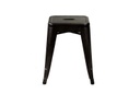 Sgabello ferro bristol marrone cm 39x39h45
