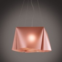 Sospensione 3 Luci Copper in Metallo Cromato Cm. 59 x 31h