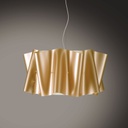 Sospensione 3 Luci New Gold in Metallo Cromato Cm. 60 x 32h