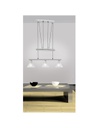 Sospensione 3 Luci Saliscendi Stamina Nichel L66 cm Trio Lighting