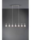 Sospensione 7xE27 Vannes Nichel L110 cm Trio Lighting