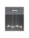 Sospensione Bianca 4 Faretti Spot GU10 Orientabili Marley Trio Lighting