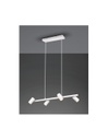 Sospensione Bianca 4 Faretti Spot GU10 Orientabili Marley Trio Lighting