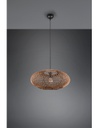 Sospensione Casa Vacanza Paralume Fibre Naturali Hedda Trio Lighting