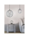 Sospensione Clooney Sfera Vetro Fumé Ø20 cm Trio Lighting