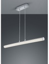 Sospensione Cromo Moderna Design Tubo Led RGBW Leia Trio Lighting