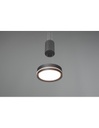 Sospensione Disco Pendente Led Integrato Franklin Antracite Trio Lighting