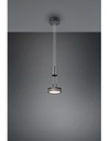 Sospensione Disco Pendente Led Integrato Franklin Antracite Trio Lighting