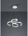 Sospensione Francis Vortici Alluminio Led 52w Dimmerabile Trio Lighting