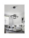 Sospensione Francis Vortici Antracite Led 52w Dimmerabile Trio Lighting
