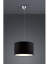 Sospensione Hotel 1xE27 Paralume Nero Ø40 cm Trio Lighting