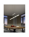 Sospensione Moderna Led Sopra e Sotto Lacal Nichel Trio Lighting