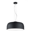 Sospensione Moderna Metallo Nero Baron 4 Luci Trio Lighting