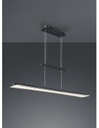 Sospensione Moderna Smash Led Dimmerabile Nero L100 cm Trio Lighting