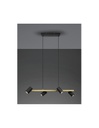 Sospensione Nera 4 Faretti Spot GU10 Orientabili Marley Trio Lighting