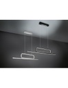 Sospensione Nera Moderna Ufficio Aick Led Dimmerabile Trio Lighting
