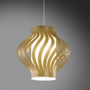 Sospensione New Gold in Plastica Bianco Cm. 40 x 39h