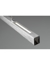 Sospensione Paros Doppia Emissione Led Dimmerabile Alluminio L90 cm Trio Lighting