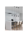Sospensione Pendel Cilindro GU10 Marley Nero Trio Lighting