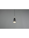 Sospensione Pendel Cono Farin Nero Ø10 cm Trio Lighting