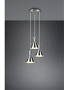 Sospensione Rotonda Enzo 3xE27 Nero Opaco Trio Lighting