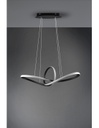 Sospensione Sansa Led 28w Dimmerabile Nero L80 cm Trio Lighting