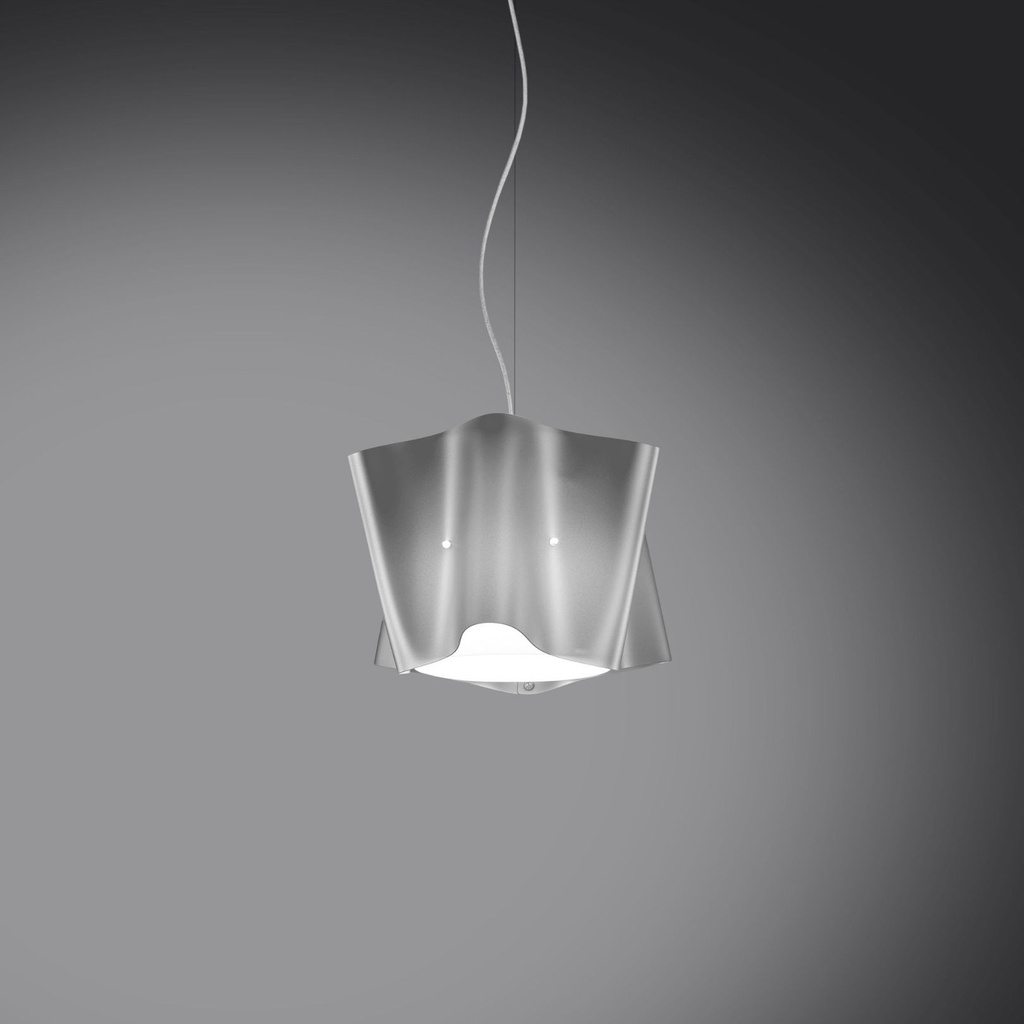 Sospensione Silver in Metallo Cromato Cm. 25 x 25h