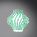 Sospensione Verde Pastello in Plastica Cm. 40 x 39h