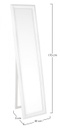 Specchio St Sanzio C-C Mat Bianco 40X170