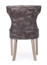 2x Sedia dark in tessuto stile classico