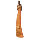 Statua ceramica donna africa cm 9