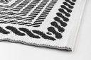 Tappeto Kashan Bianco-Nero 180X270