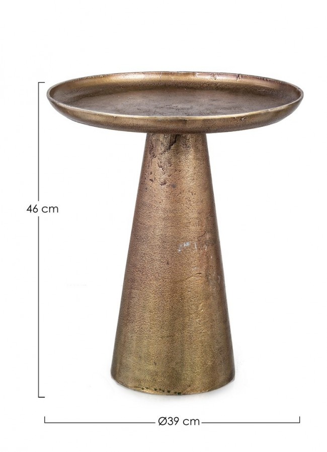 Tavolino Kulvir Brass d39  Cod.0746478