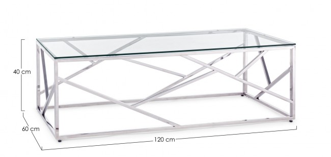 Tavolino Rayan Rett 120X60  