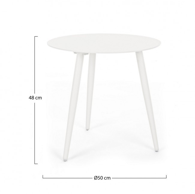 Tavolino Ridley D50 Bianco Yk11 - 