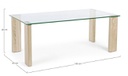 Tavolino New Arley Nature 120X60