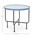 Tavolino Painter C-Specchio To Azz D58.5