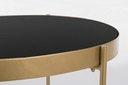 Tavolino Rashida Oro 63X46  