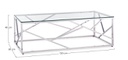 Tavolino Rayan Rett 120X60  