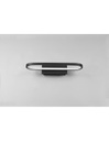 Applique Led Da Bagno Moderno Gianni Nero IP44 Trio Lighting