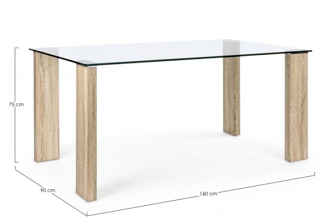 Tavolo New Arley Nature 160X90  