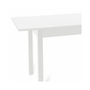 Tavolo allungabile Bianco Frassinato in legno nobilitato cm 70x110-150