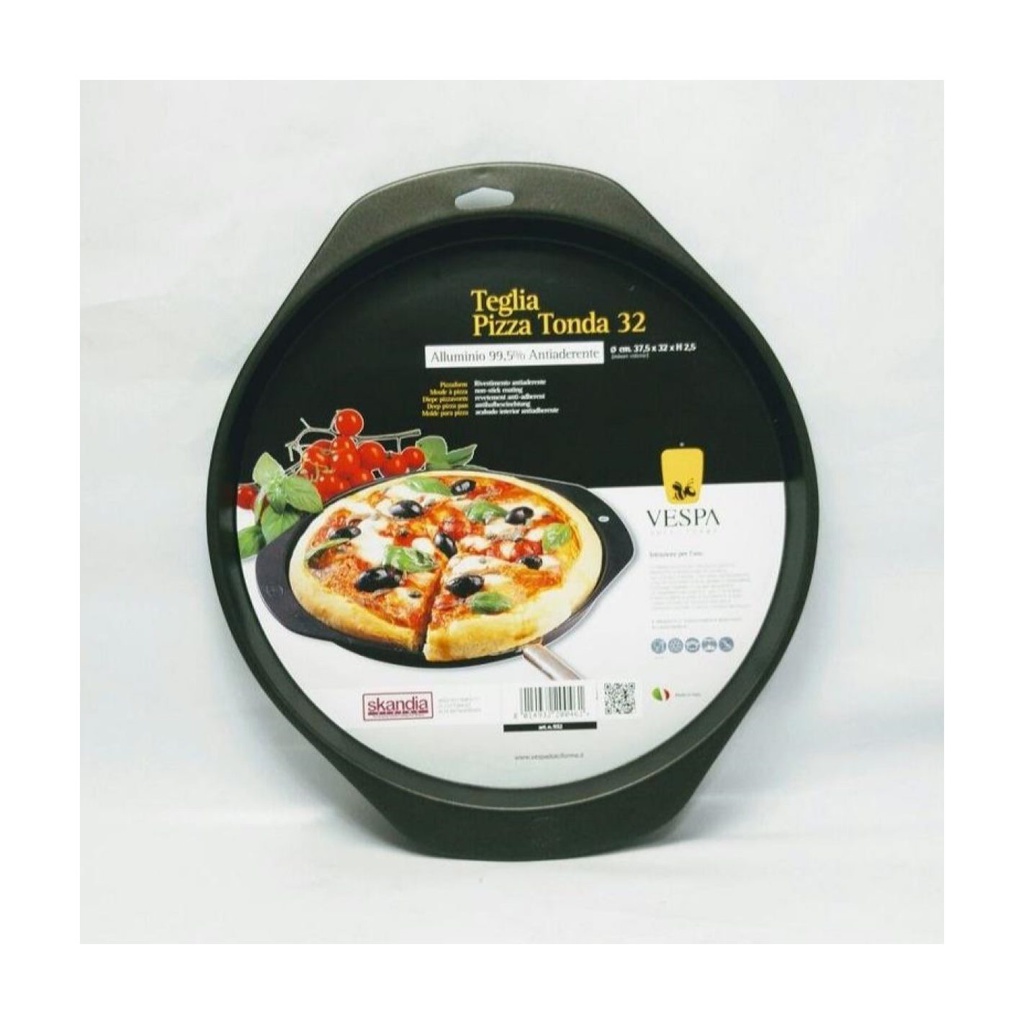 Teglia pizza Vespa in alluminio antiaderente 32 cm