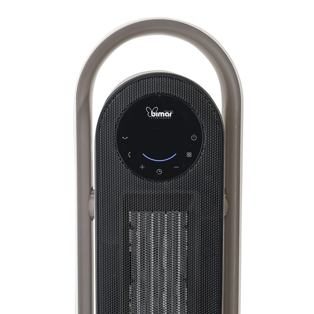 Termoventilatore PTC a Colonna 3D Elettronico - Potenza Regolabile, Oscillazione Automatica, Telecomando - 203x530x203 mm