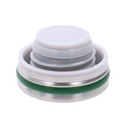 Thermos acciaio azzurro tondo 0,3L cm6,8x4,8h17,9