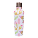 Thermos acciaio gelati bianco tondo 0,5L cm7x6,5h25,5