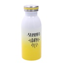 Thermos acciaio giallo tondo 0,3L cm6,8x4,8h17,9